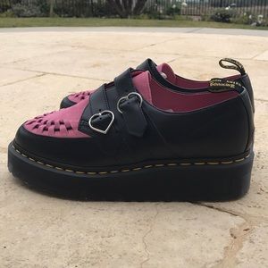 NWT Dr. Martens x Lazy Oaf Pink Platform Creepers